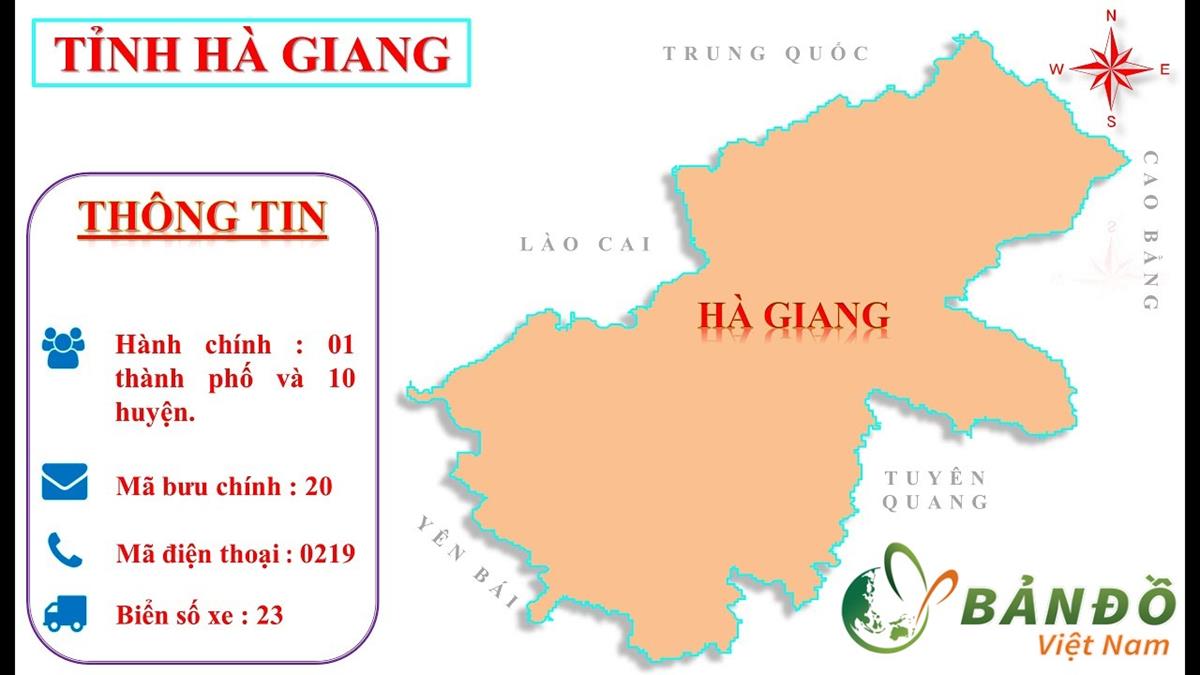 Bản đồ Hành chính tỉnh Hà Giang phóng to mới nhất 2023