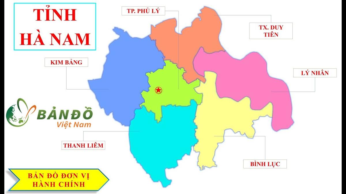 Bản đồ Hành chính tỉnh Hà Nam mới nhất 2022