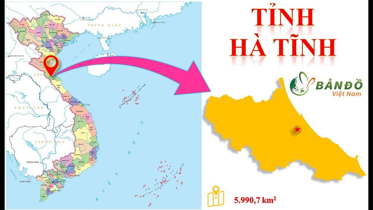 Bản đồ Hành chính tỉnh Hà Tĩnh khổ lớn mới nhất 2022