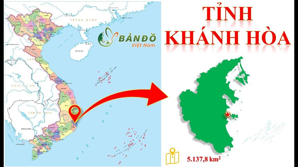 Bản đồ Hành chính tỉnh Khánh Hoà khổ lớn phóng to 2022