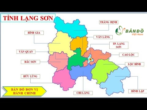 Bản đồ Hành chính tỉnh Lạng Sơn khổ lớn phóng to 2022