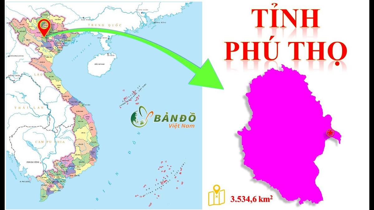 Bản đồ Hành chính tỉnh Phú Thọ khổ lớn mới nhất 2022