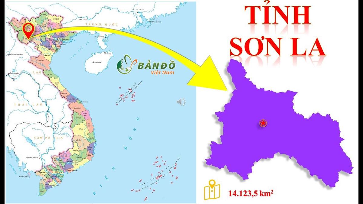 Bản đồ Hành chính tỉnh Sơn La khổ lớn phóng to 2022