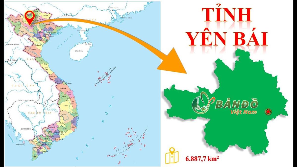 Bản đồ Hành chính Tỉnh Yên Bái mới nhất Năm 2022