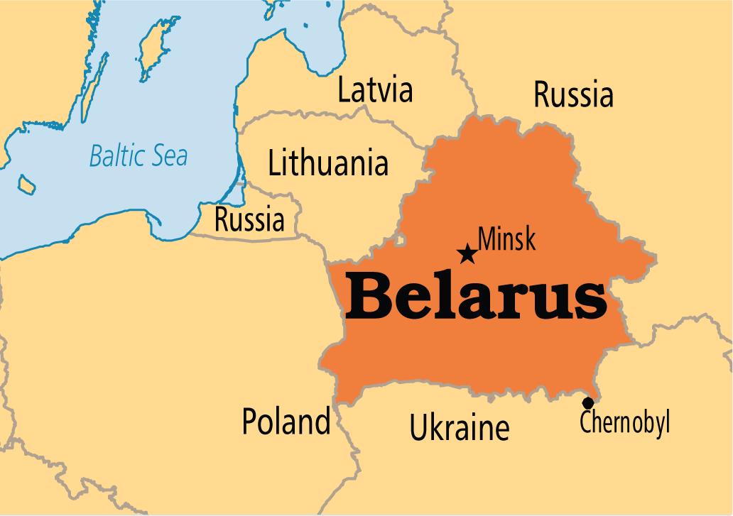 Bản đồ hành chính nước Belarus (Belarus Map) khổ lớn năm 2022