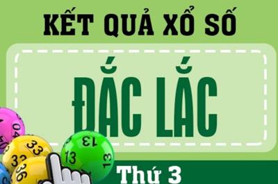 XSDLK 7/4 - Kết quả xổ số Đắk Lắk hôm nay Thứ Ba ngày 7/4/2026