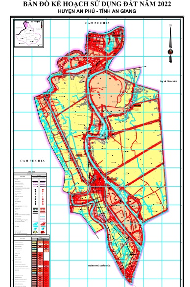 Bản đồ quy hoạch huyện An Phú, tỉnh An Giang đến năm 2030