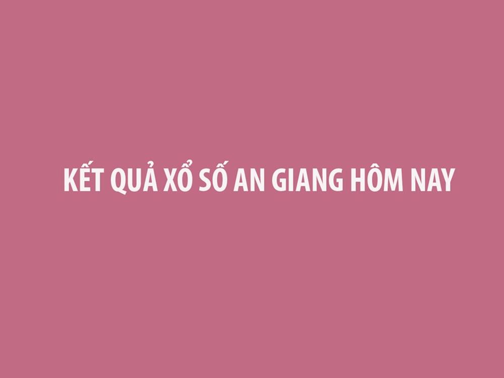 Kết quả xổ số An Giang hôm nay 15/5/2025 - XSAG 15/5