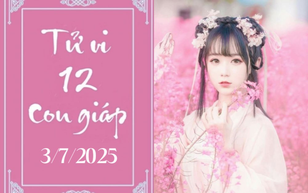 Tử vi 12 con giáp ngày 3/7/2025: Tý khởi sắc, Ngọ phát triển