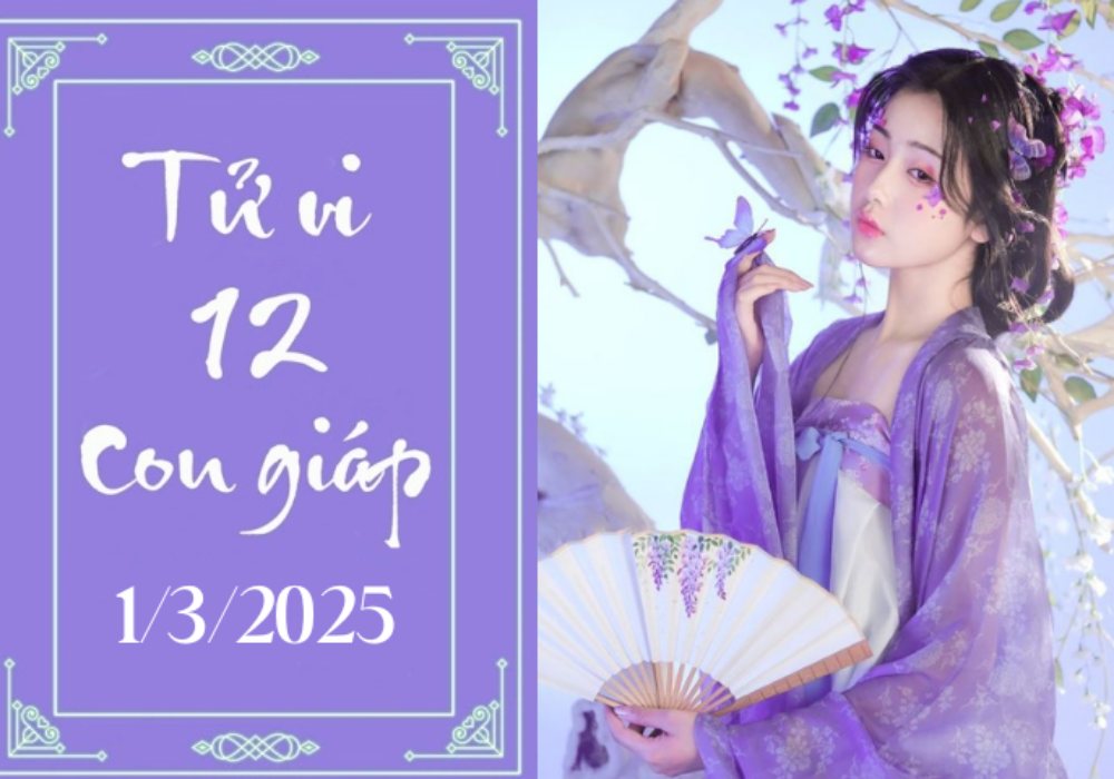 Tử vi 12 con giáp hôm nay ngày 01/03: Mão thuận lợi, Thân khó khăn