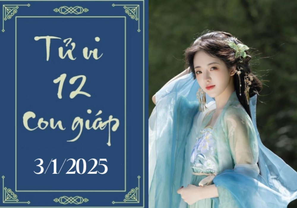 Tử vi 12 con giáp ngày 03/01: Thìn khó khăn, Tỵ phát triển