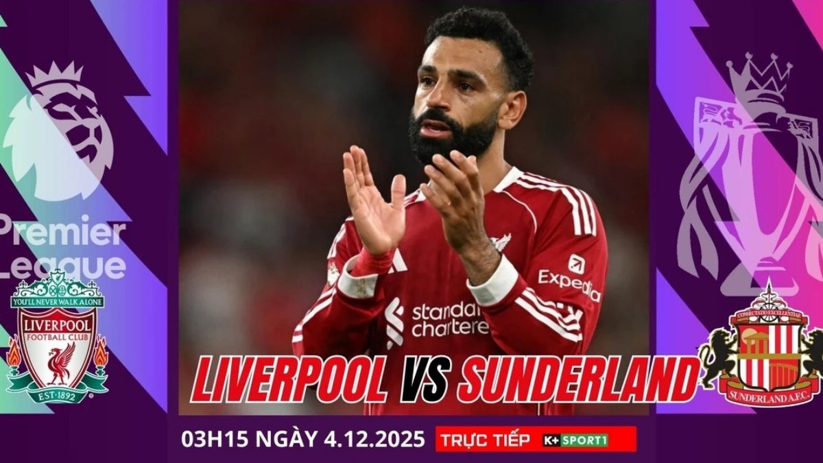 Nhận định bóng đá Liverpool vs Sunderland 3h15 ngày 4/12/2025: Duy trì chiến thắng