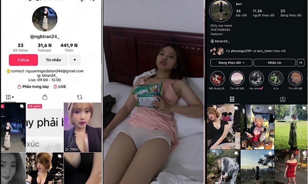 Full clip hot 18+ em Idol tiktoker Thỏ Tây 2k3 khoe nụ cười dọc dí hàng đung đưa trước camera
