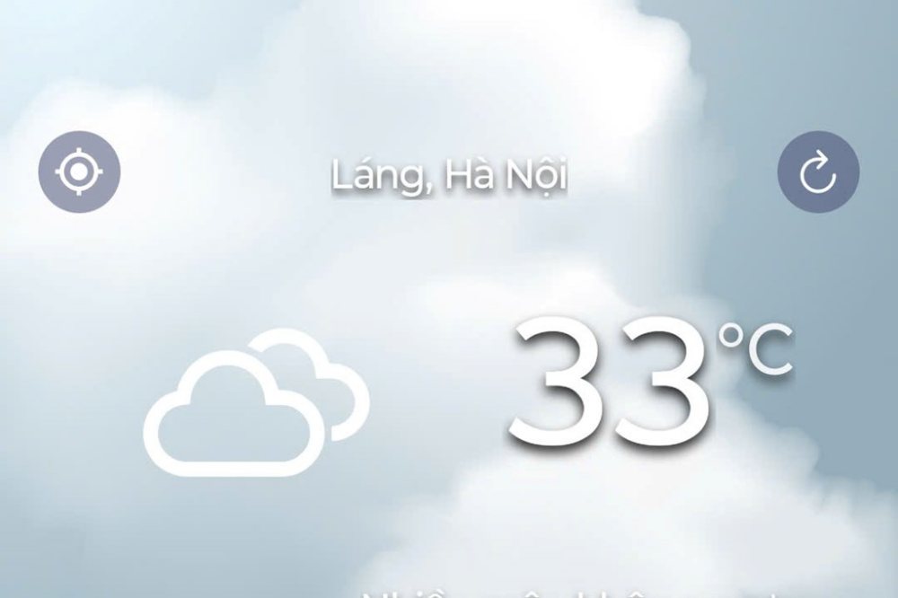 Ra mắt ứng dụng thời tiết Việt Nam theo vị trí người dùng