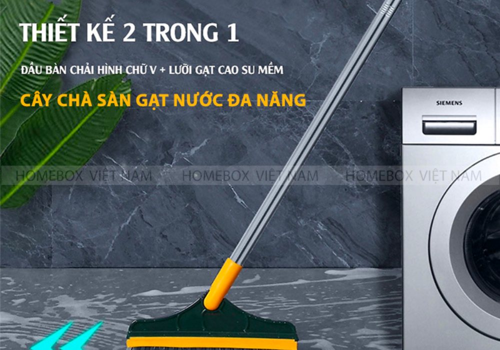 [Review] Cây chà sàn nhà tắm đa năng 2 trong 1