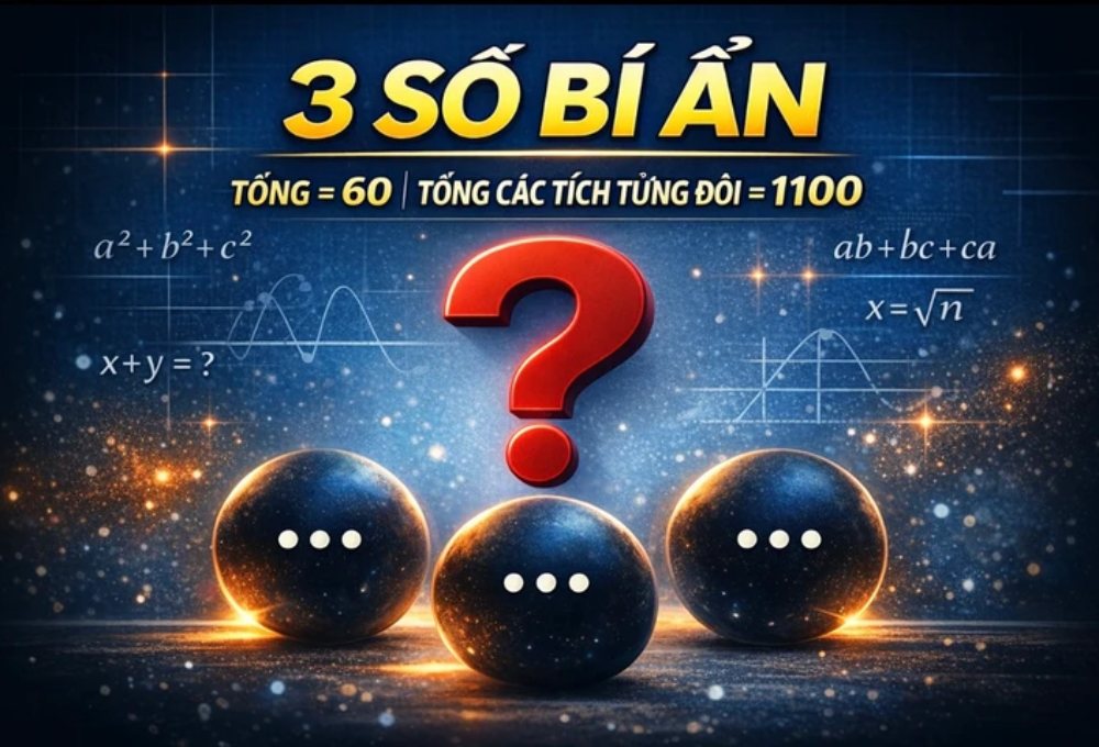 Ba số bí ẩn: Bài toán khiến nhiều người bó tay