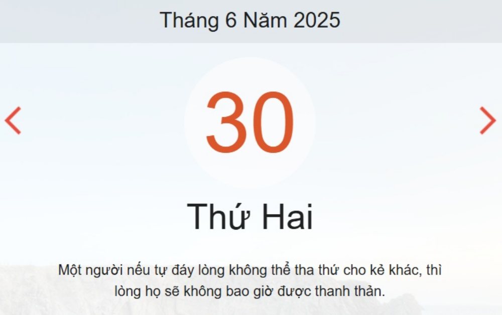Lịch âm hôm nay - Âm lịch hôm nay 30/6 chính xác nhất - lịch vạn niên ngày 30/6/2025