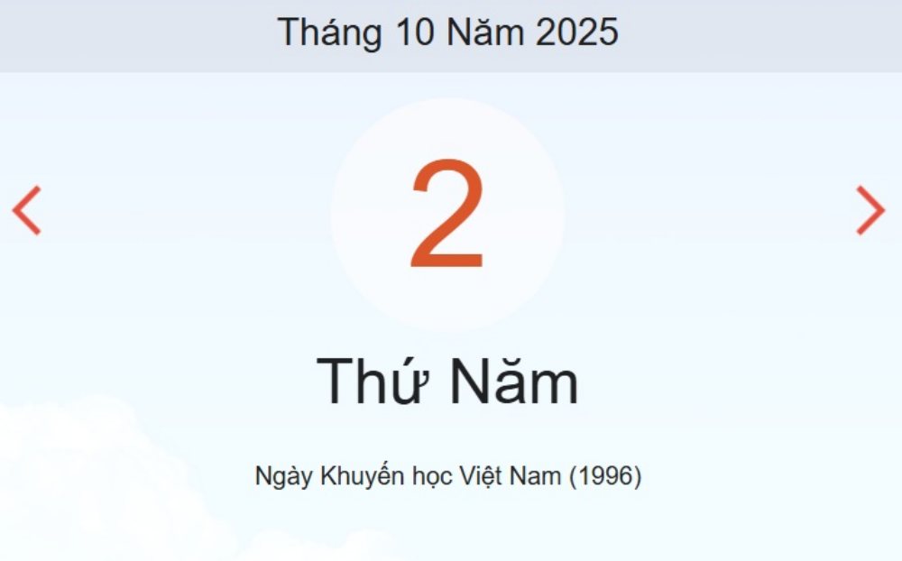 Lịch âm 2/10 – Xem âm lịch ngày 2/10
