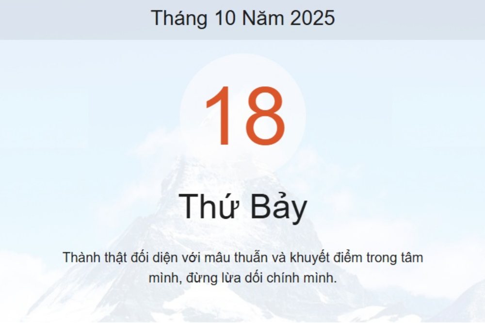 Lịch âm 18/10 – Xem âm lịch ngày 18/10