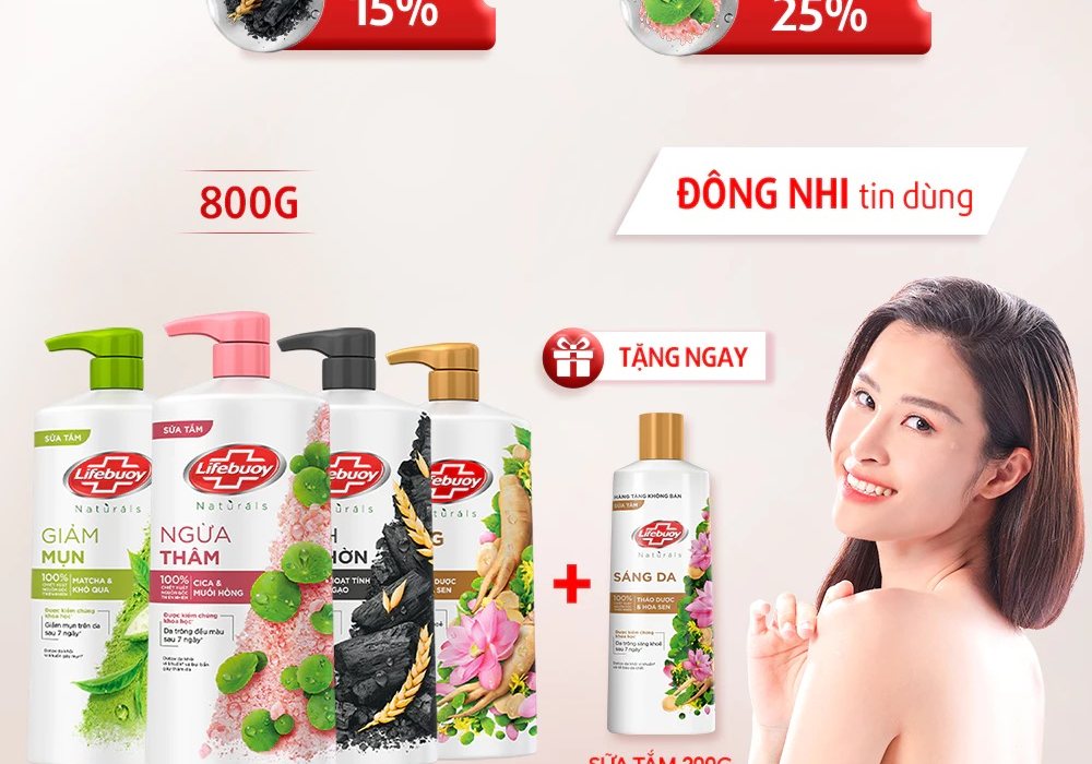 [Review] Sữa Tắm Lifebuoy 800gr Detox