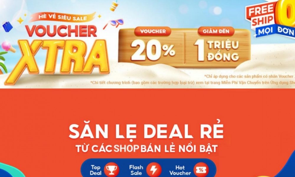 Săn SALE Shopee mới nhất hôm nay từ LDG.COM.VN