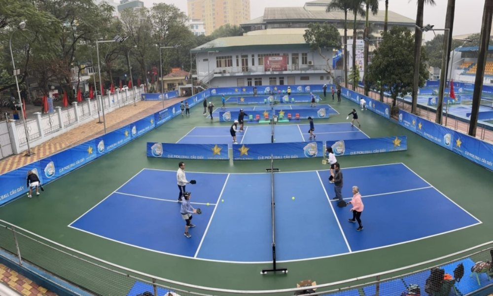 Top sân Pickleball tại Hà Nội chất lượng, có mái che và dịch vụ tốt