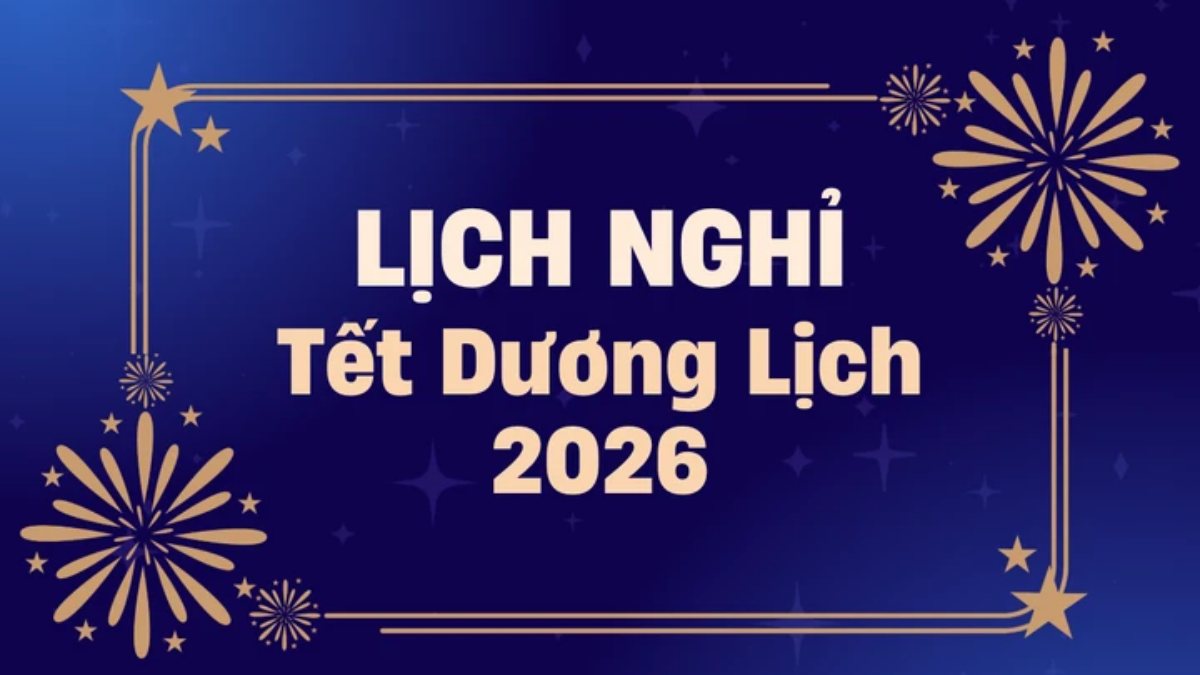 Tết Dương lịch 2026 được nghỉ mấy ngày?