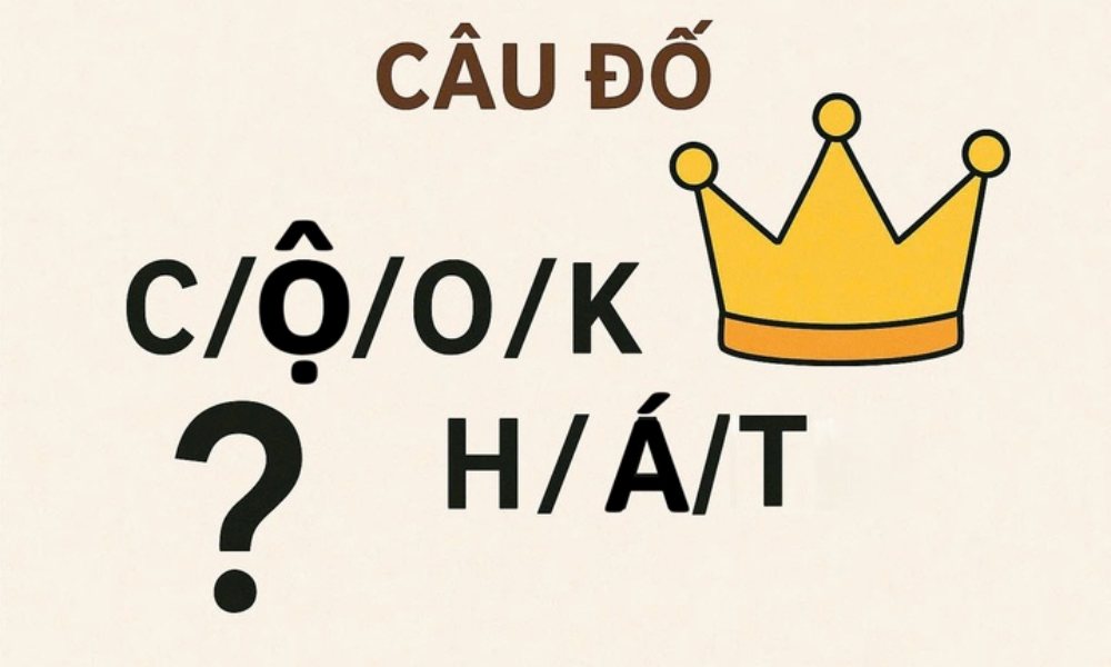 Thử thách vua Tiếng Việt: Sắp xếp các chữ cái trong 15 giây