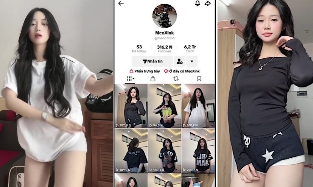 Full Clip Hot Tiktoker Meoxink lộ clip em rên như khóc khiến mấy anh "gục ngã"