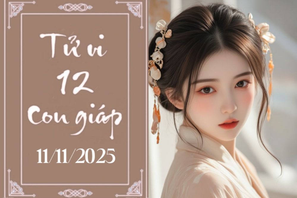 Tử vi 12 con giáp hôm nay ngày 11/11/2025: Tỵ tránh mạo hiểm, Thân thuận lợi