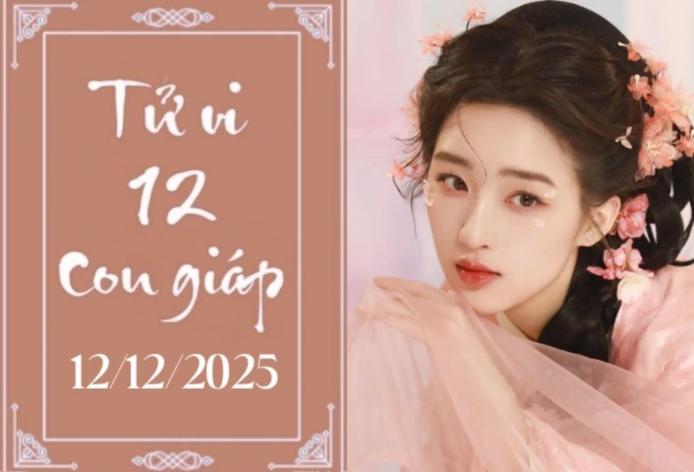 Tử vi 12 con giáp hôm nay ngày 12/12/2025: Thìn vượng phát, Mùi đau đầu