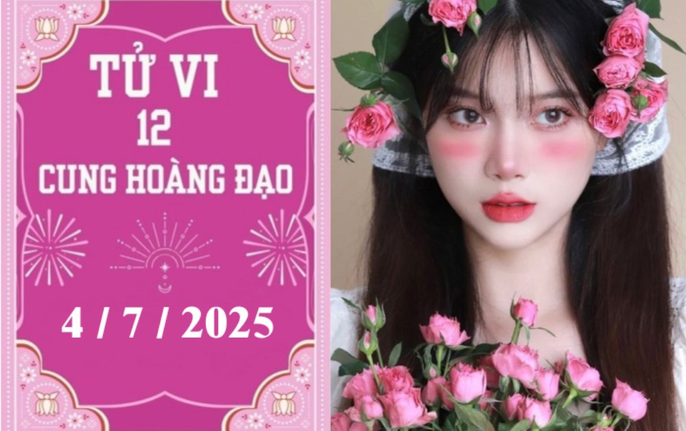Tử vi 12 cung hoàng đạo ngày 4/7/2025: Kim Ngưu chậm trễ, Xử Nữ nóng vội