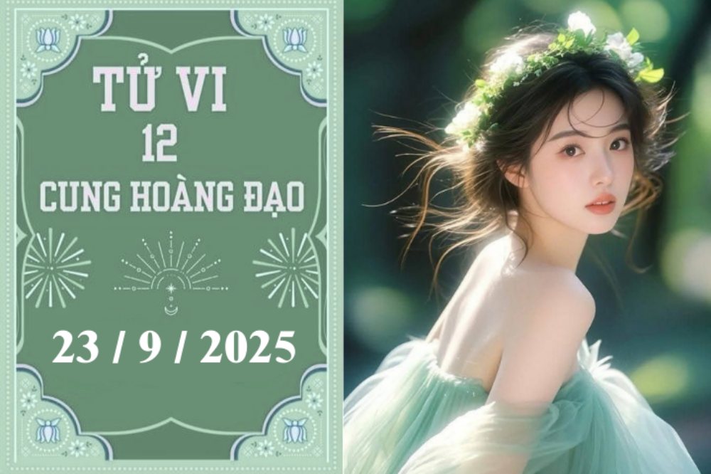 Tử vi 12 cung hoàng đạo ngày 23/9: Sư Tử phát tài, Thiên Bình gặp khó