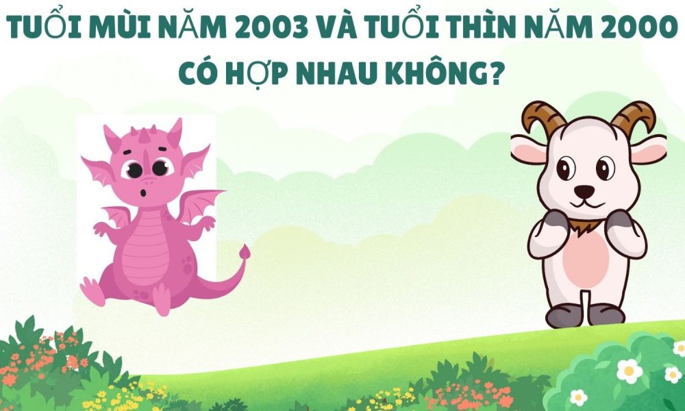 Tuổi Mùi năm 2003 và tuổi Thìn năm 2000 có hợp nhau?