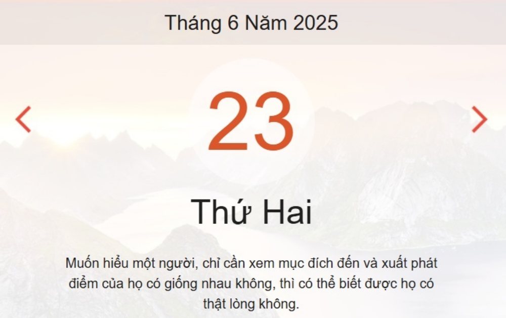 Lịch âm hôm nay - Âm lịch hôm nay 23/6 chính xác nhất - lịch vạn niên ngày 23/6/2025