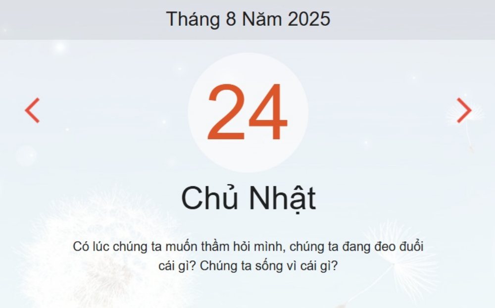 Lịch âm 24/8 – Xem Âm lịch hôm nay 24/8 chính xác nhất - Lịch vạn niên ngày 24/8/2025
