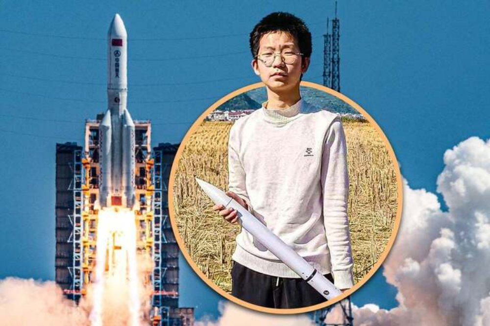 Nam sinh tự chế tên lửa phóng lên độ cao 400 mét