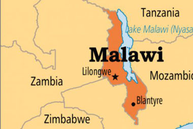 Bản đồ hành chính nước Malawi (Malawi Map) khổ lớn 2022