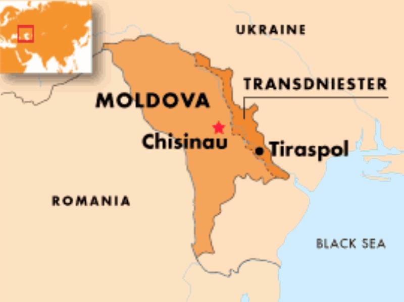 Bản đồ hành chính nước Moldova (Moldova Map) khổ lớn 2022