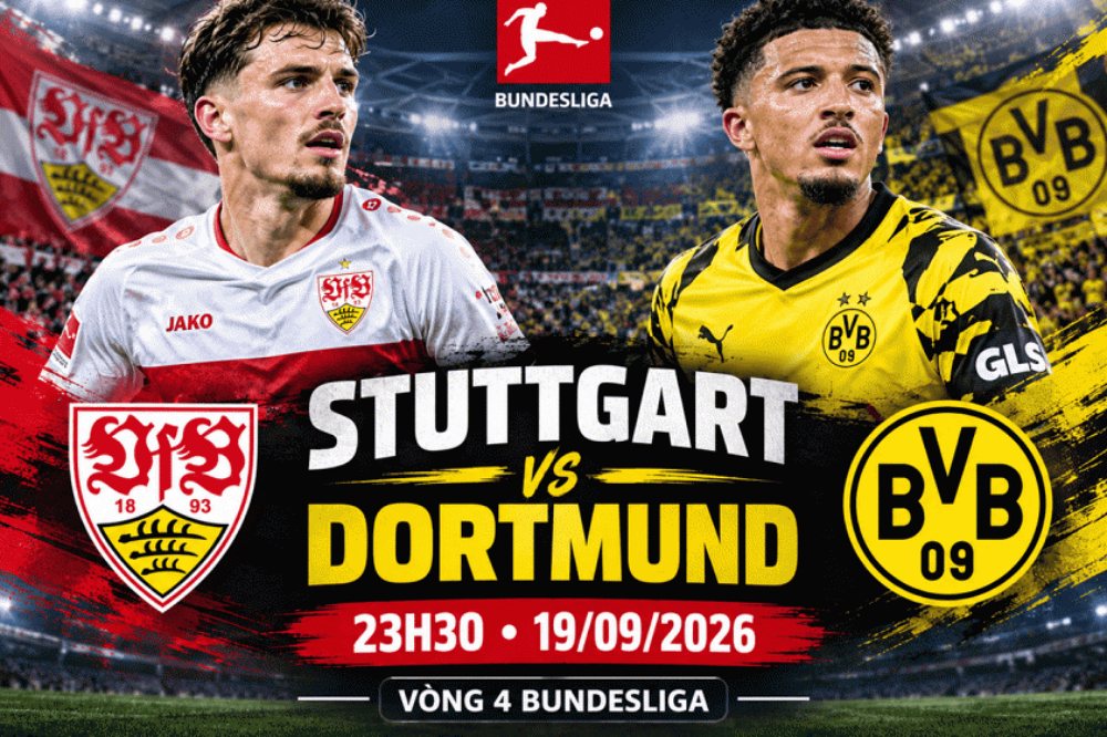Nhận định Stuttgart vs Dortmund, 23h30 ngày 19/9: Khó mà cản bước khách
