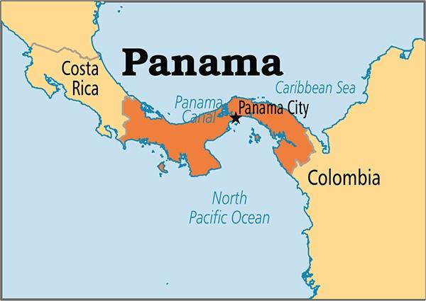 Bản đồ hành chính nước Panama (Panama Map) khổ lớn 2022