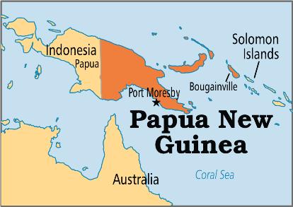 Bản đồ hành chính nước Papua New Guinea (Papua New Guinea Map) khổ lớn 2022