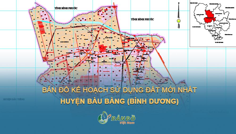 Bản đồ quy hoạch sử dụng đất huyện Bàu Bàng đến năm 2030