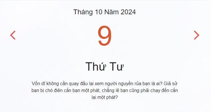 Lịch âm 9/10 - Âm lịch hôm nay 9/10 chính xác - lịch vạn niên 9/10/2024