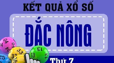 XSDNO 15/3 - Kết quả xổ số Đắk Nông hôm nay 15/3/2025