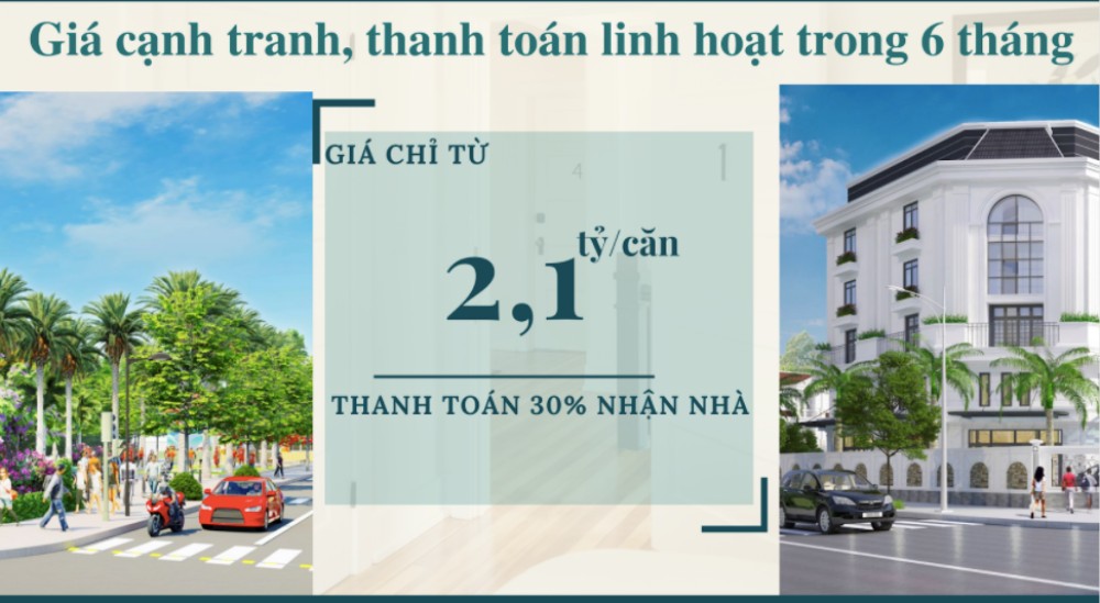 Giá bán Paragon City - Kim Kim Trần tại Bình Dương chỉ từ 2.1 tỷ/căn. Đặc biệt ưu đãi đợt 1 thanh toán 30% nhận nhà ngay