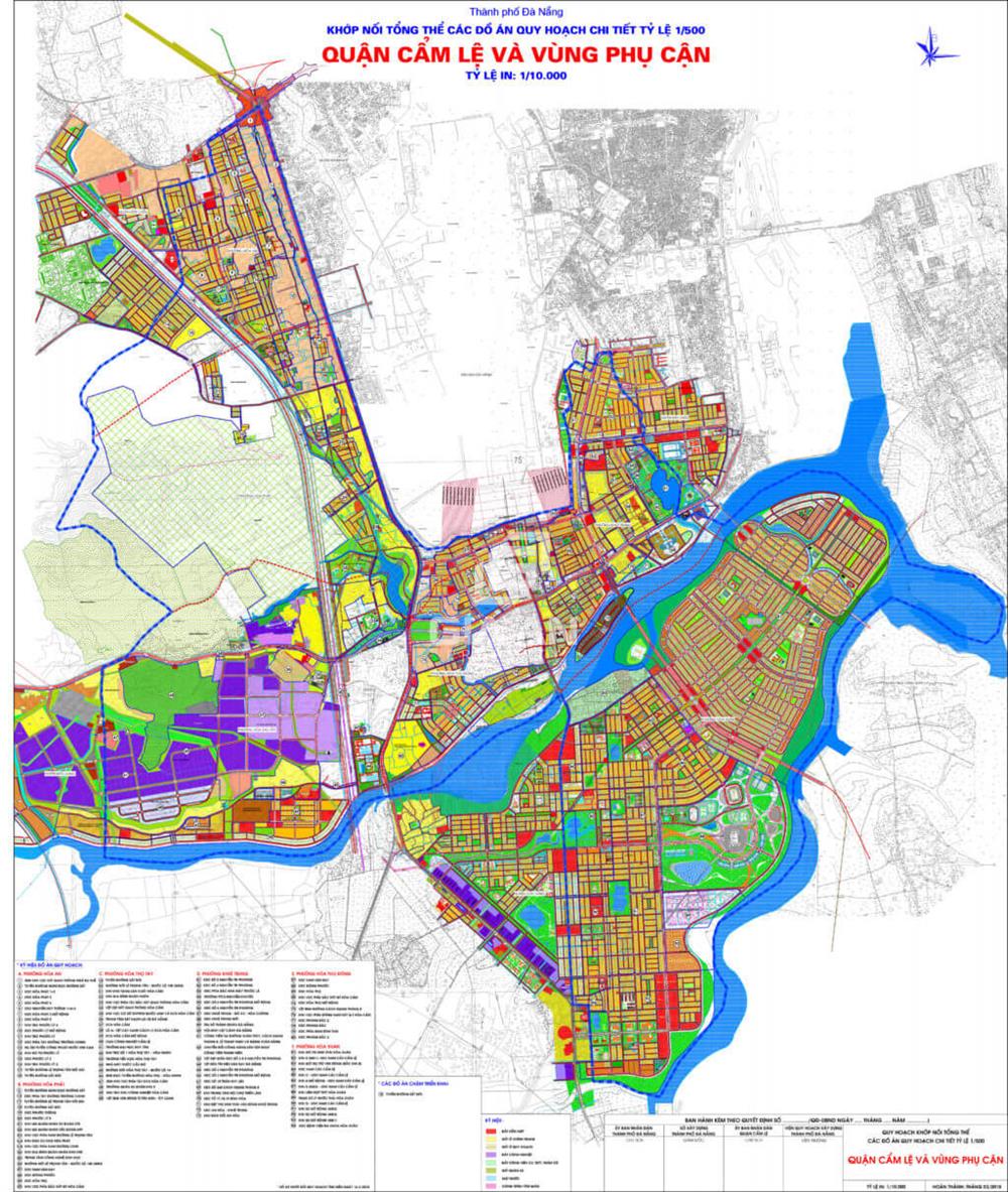 Bản đồ quy hoạch quận Cẩm Lệ