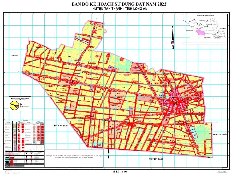 Bản đồ KHSDĐ năm 2022, H. Tân Thạnh