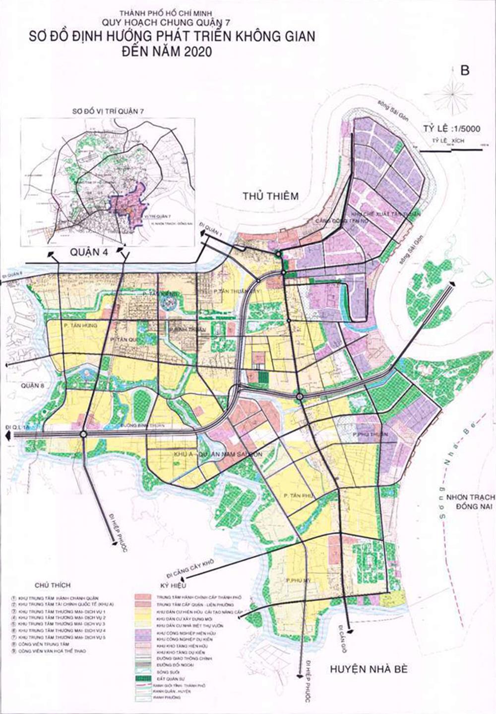 Bản đồ quy hoạch giao thông quận 7, TP.HCM - Ảnh 2.