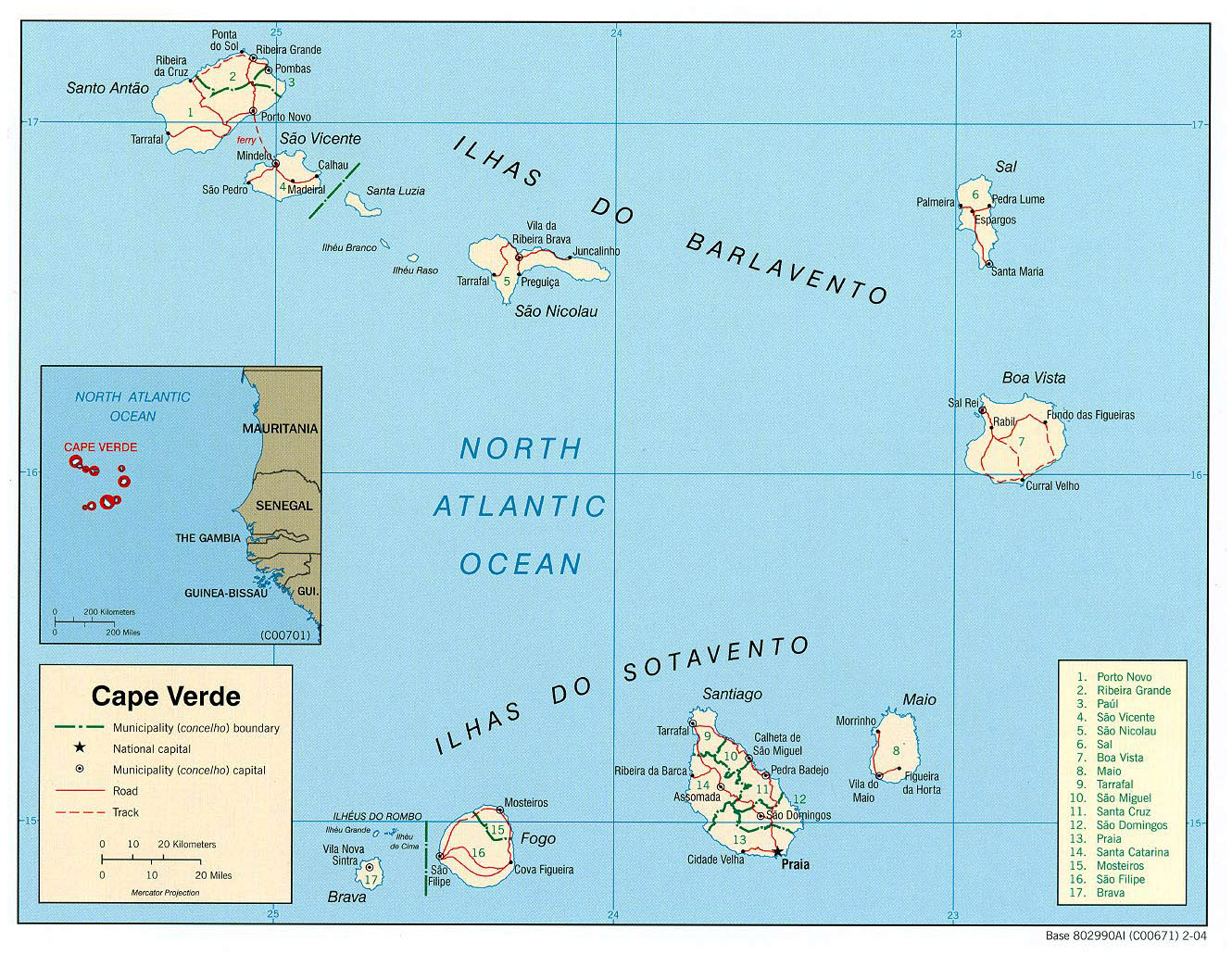 4 Cabo Verde Map 